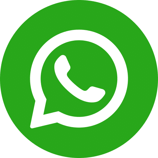 Logo WhatsApp vert vif : une icône de téléphone blanc stylisée à l'intérieur d'une bulle de dialogue circulaire.